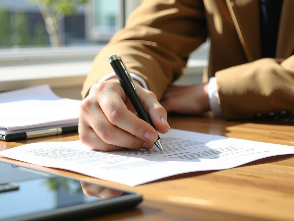 Signature d'un accord de confidentialité